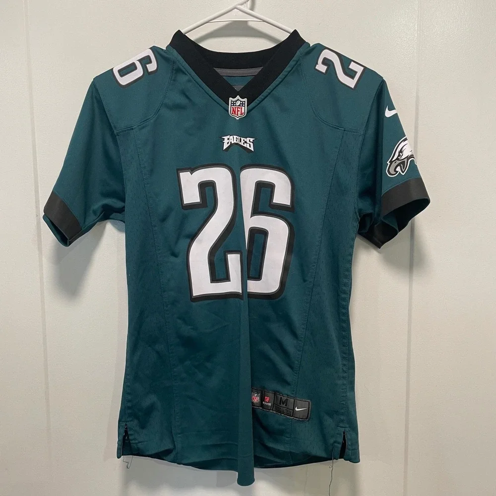 Nike Philadelphia Eagles Miles Sanders 26 Jersey Youth Medium Green NFL Football